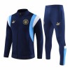 Manchester City Navy Version Ensemble Vestes d'Entraînement 2023-24 Pour Homme